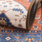 Dorie Washable Vintage Medallion Rust Red Stair Treads Rug Rugs Lahome