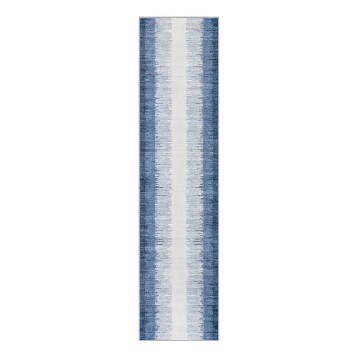 Lahome Juliette Modern Gradient Striped Blue Runner Rug