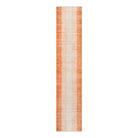 Modern Lahome Gradient Striped Orange Runner Rug
