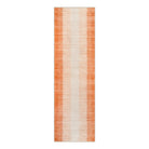 Modern Lahome Gradient Striped Orange Runner Rug
