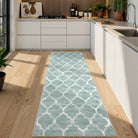 Meline Washable Classic Moroccan Trellis Sage Green Rug Area Rugs Lahome
