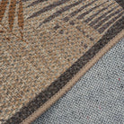 Liva Washable Tropical Palm Easy Jute Beige Indoor/Outdoor Rug Area Rugs Lahome