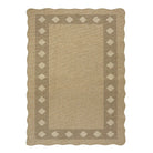 Linoe Washable Diamond Wavy Oatmeal Easy Jute Rug Rugs Lahome