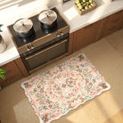 Elysia Washable Maximalist Unicorn Garden Pink Rug Area Rugs Lahome