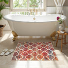 Clearance Meline Washable Classic Moroccan Trellis California Sunset Rug Clearance Rugs Lahome