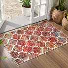 Clearance Meline Washable Classic Moroccan Trellis California Sunset Rug Clearance Rugs Lahome 2' x 3'