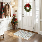 Pascal Christmas Washable World Moroccan Beige Rug Area Rugs Lahome