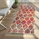 Clearance Meline Washable Classic Moroccan Trellis California Sunset Rug Clearance Rugs Lahome