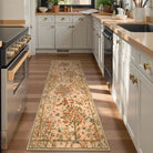 Elowen Washable Forest Botanical Walnut Brown Rug Rugs Lahome 2' x 6'
