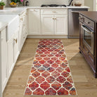 Clearance Meline Washable Classic Moroccan Trellis California Sunset Rug Clearance Rugs Lahome