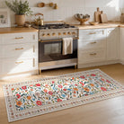Solace Washable Boho French Elegant Floral Colorful Rug Rugs Lahome
