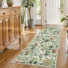Vernay Washable Forest Woodland Light Green Rug Area Rugs Lahome
