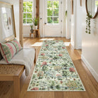 Vernay Washable Forest Woodland Light Green Rug Area Rugs Lahome 2' x 6'