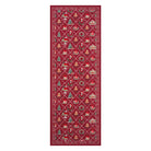 Ondule Christmas Washable Wreath Tree Plaid Ivory Red Rug Area Rugs Lahome