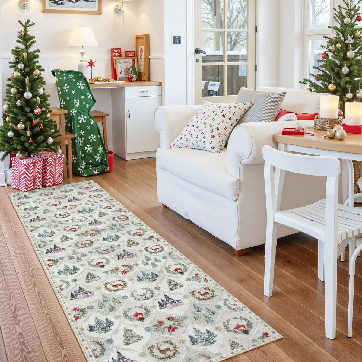 Christmas Washable World Moroccan Beige Rug Area Rugs Lahome