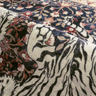 Rava Washable Wild Tiger Brown Rug Area Rugs Lahome