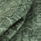 Velora Washable Vintage Dark Green Rug Area Rugs Lahome