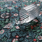Marcel Washable Vintage Floral Bird Royal Blue Rug Area Rugs Lahome