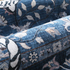 Rava Washable Wild Tiger Blue Rug Area Rugs Lahome