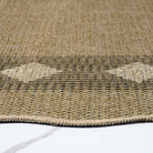 Linoe Washable Diamond Wavy Oatmeal Easy Jute Rug Rugs Lahome