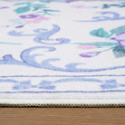 Rosabel Washable Floral Bows purple Rug Area Rugs Lahome