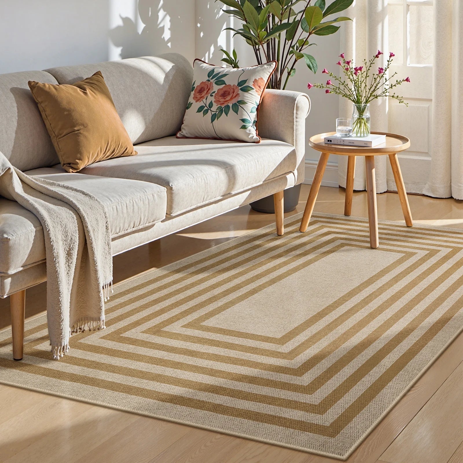 SUNDEREY Moroccan Geometric Area Rug, Washable Bedroom Rug,Easy Jute Indoor Outdoor Carpet, Farmhouse Checkered Non Slip Black Carpet for Office Couch Entrance Kitchen Walmart Walmart