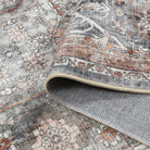 Velora Washable Vintage Grey Rug Area Rugs Lahome