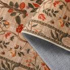 Elowen Washable Forest Botanical Walnut Brown Rug Rugs Lahome