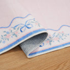 Maelis Washable Vintage Ribbon Pink Rug Rugs Lahome