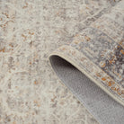 Almora Washable Vintage Distressed Ivory Rug Area Rugs Lahome