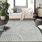 rainbow stripe rug