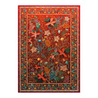 Alma Christmas Washable Modern Natural Botanical Floral Red Rug Area Rugs Lahome