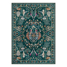 Avine Washable Bohemian Botanical Animals Green Rug Rugs Lahome
