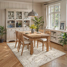 Dorval Washable Vintage Woodland Beige Rug Area Rugs Lahome