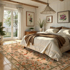 Elowen Washable Forest Botanical Walnut Brown Rug Rugs Lahome