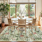 Vernay Washable Forest Woodland Light Green Rug Area Rugs Lahome