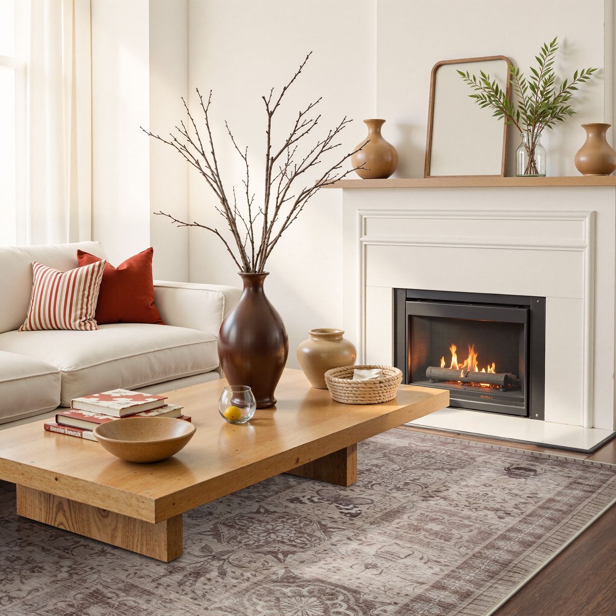 Zoe Washable Neutral Textured Vintage Insect Rose Gold Rug Area Rugs Lahome