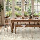 Almora Washable Vintage Distressed Ivory Rug Area Rugs Lahome