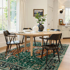 Rava Washable Wild Tiger Green Rug Area Rugs Lahome