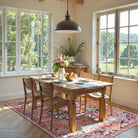 Reine Washable Bohemian Floral Medallion Red Rug Clearance Rugs Lahome