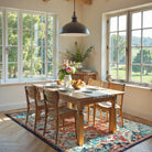 Reine Washable Bohemian Floral Medallion Orange Rug Clearance Rugs Lahome