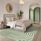 LahomeGlobal Modern 8x10 Area Rugs, Non-Slip Soft Green Rugs for Living Room,Ultra-Thin Bedroom Rug Washable Stain Resistance,Non-Shedding Large Carpet for Office Dining Room Kids Playroom Rug(8'X10',Green) LahomeGlobal Lahome