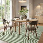 LahomeGlobal Modern 8x10 Area Rugs, Non-Slip Soft Green Rugs for Living Room,Ultra-Thin Bedroom Rug Washable Stain Resistance,Non-Shedding Large Carpet for Office Dining Room Kids Playroom Rug(8'X10',Green) LahomeGlobal Lahome