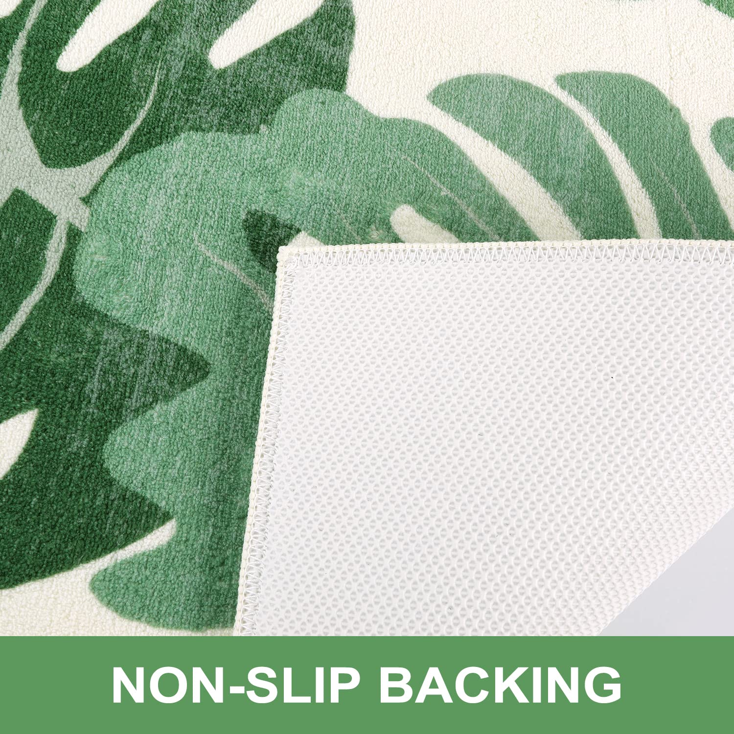 LahomeGlobal Bath Mat 18x47 inch Gray Marble Runner Velvet Non-Slip Bathroom Rug Modern Long Bath Rug Soft Luxury Microfiber Machine Washable Floor Carpet for Bathroom Tub Shower LahomeGlobal Lahome