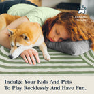 LahomeGlobal Modern 8x10 Area Rugs, Non-Slip Soft Green Rugs for Living Room,Ultra-Thin Bedroom Rug Washable Stain Resistance,Non-Shedding Large Carpet for Office Dining Room Kids Playroom Rug(8'X10',Green) LahomeGlobal Lahome