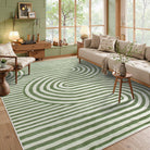 LahomeGlobal Modern 8x10 Area Rugs, Non-Slip Soft Green Rugs for Living Room,Ultra-Thin Bedroom Rug Washable Stain Resistance,Non-Shedding Large Carpet for Office Dining Room Kids Playroom Rug(8'X10',Green) LahomeGlobal Lahome 8' x 10' (Rectangular) Green