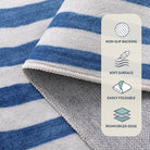 LahomeGlobal Modern 8x10 Area Rugs, Non-Slip Soft Green Rugs for Living Room,Ultra-Thin Bedroom Rug Washable Stain Resistance,Non-Shedding Large Carpet for Office Dining Room Kids Playroom Rug(8'X10',Green) LahomeGlobal Lahome