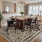 Serpente Washable Mystical Snake Brown Rug Area Rugs Lahome
