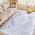 Camee Washable Vintage Medallion Purple Rug Area Rugs Lahome 8' x 10'