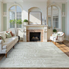 Ondel Washable Abstract Terrain Beige Rug Area Rugs Lahome